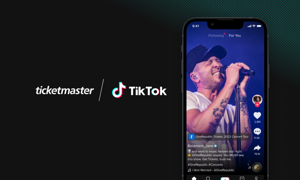 TikTok et Ticketmaster étendent leur partenariat dans plus de 20 pays pour aider les artistes à